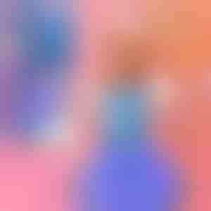 Блестяща пола с LED светлини PRINCESS